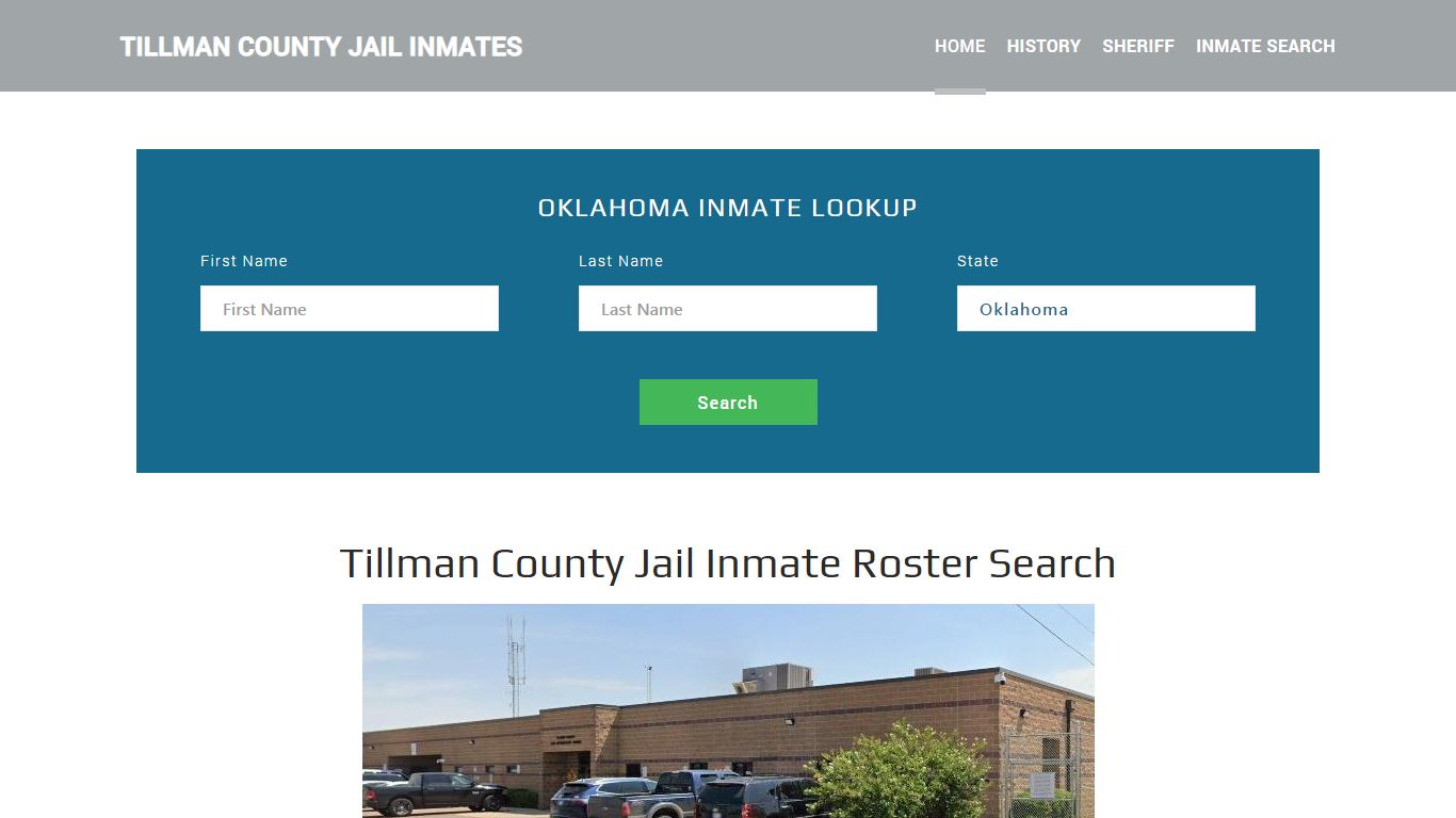 Tillman County Jail Inmate Roster Lookup, Frederick, OK